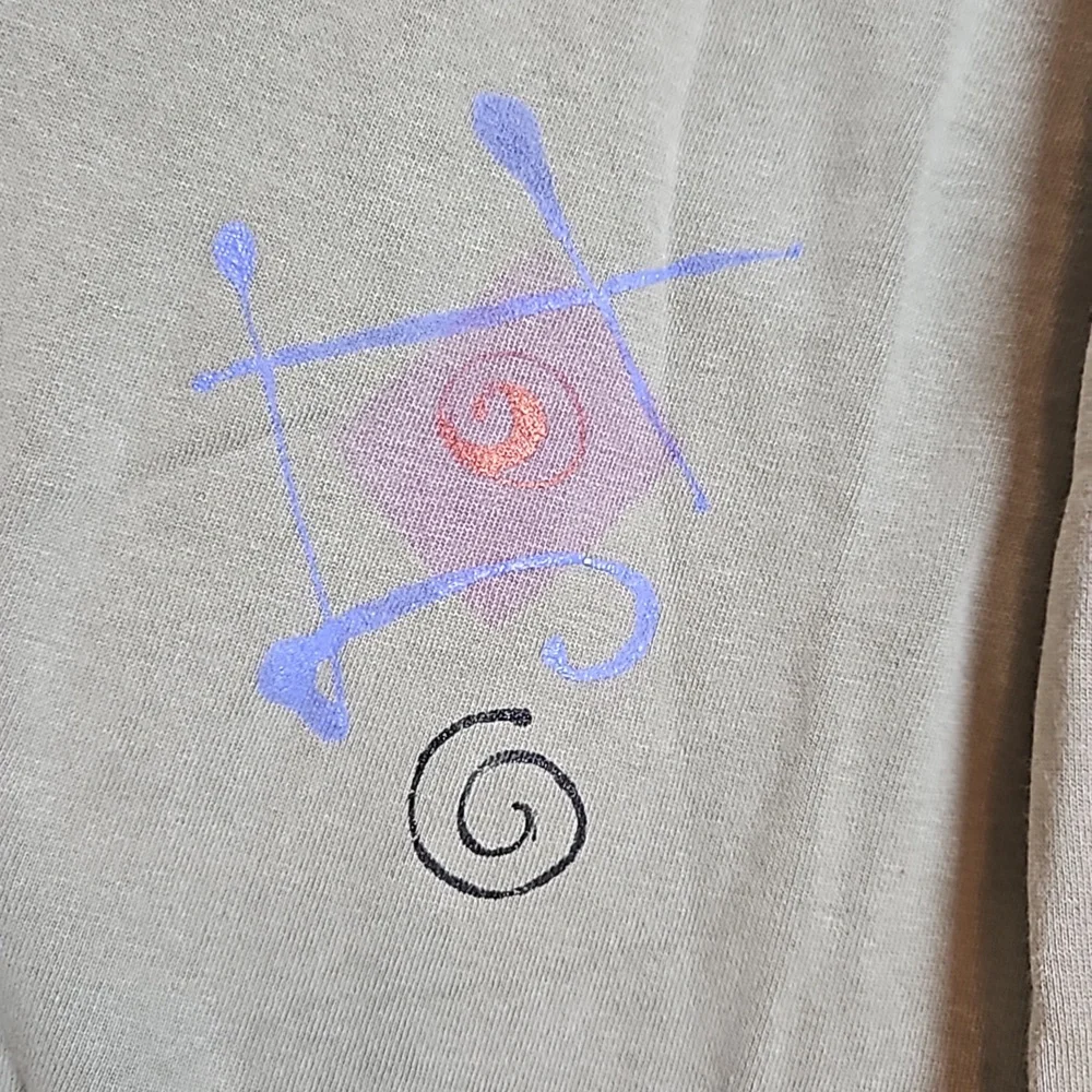 Vintage Authentic Pigment Sweatshirt Jacket with Clay Buttons & Jean Pocket - Picture 8 of 14